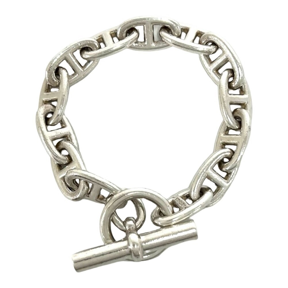 HERMES Vintage Margiela Era Chaine d'Ancre GM 13-link Bracelet, Sterling Silv... - Picture 1 of 6
